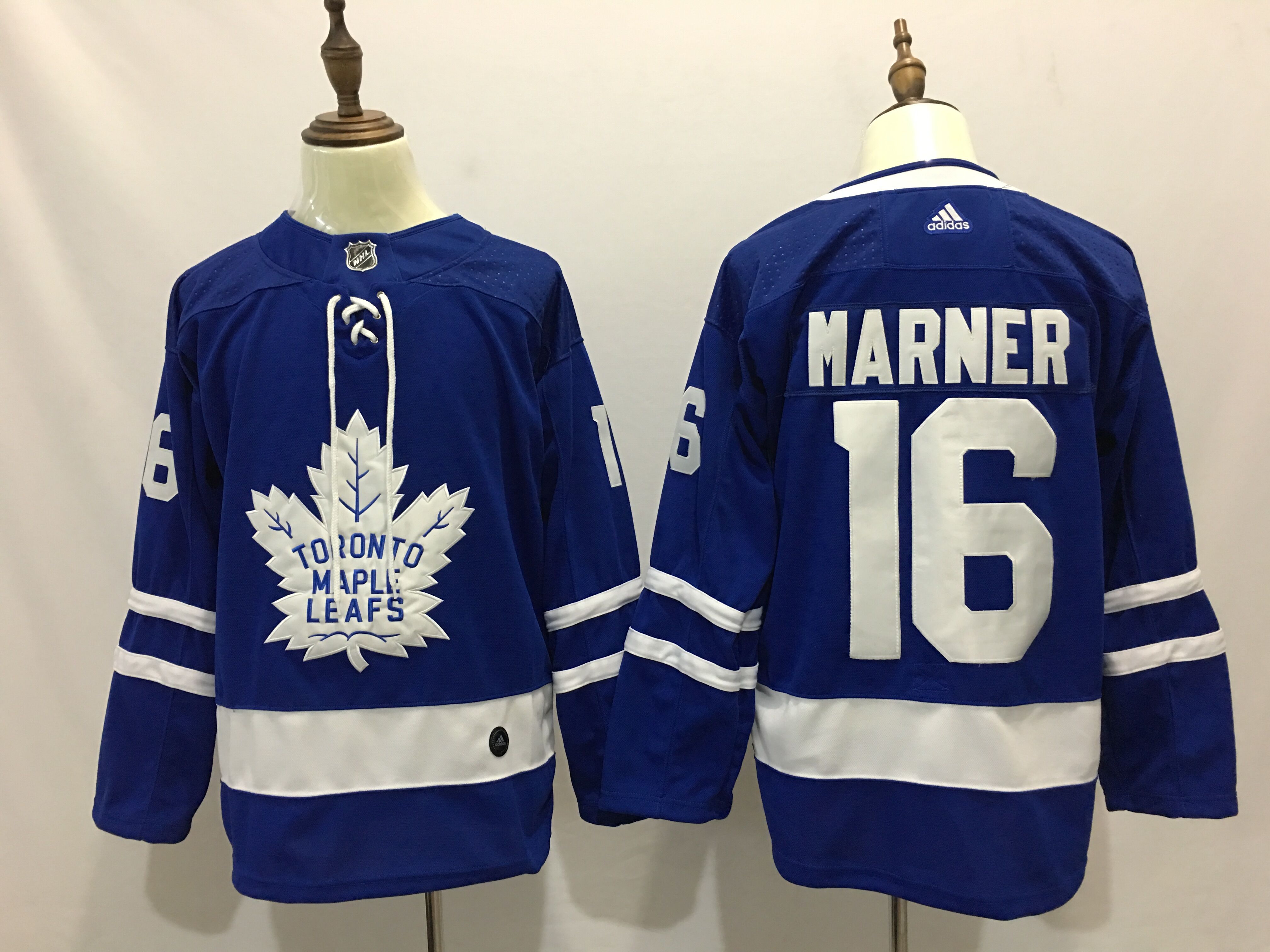 Men Toronto Maple Leafs #16 Mitch Marner Blue Adidas Hockey Stitched NHL Jerseys